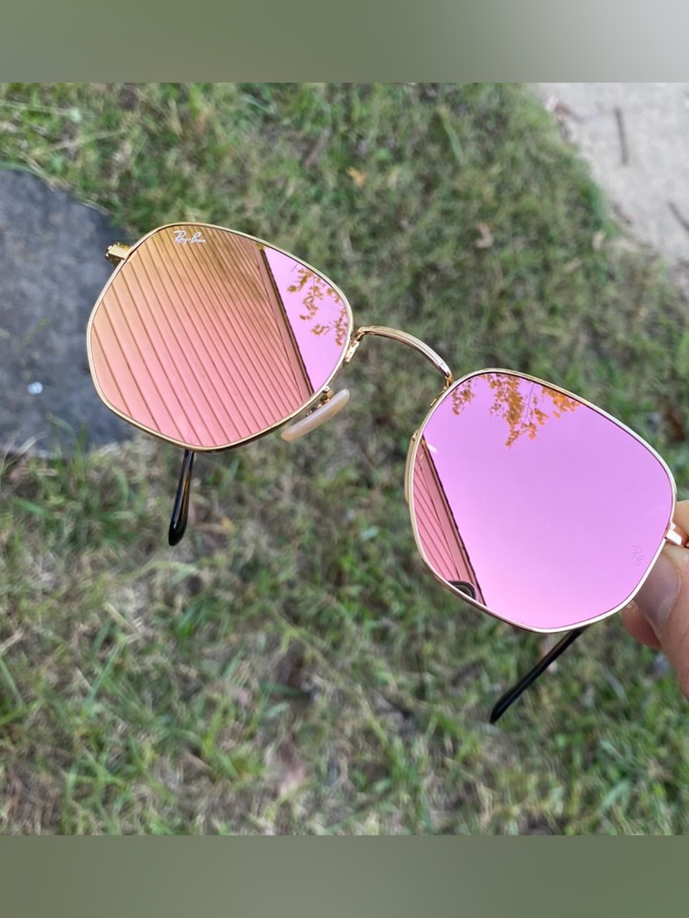 Ray-Ban hexagonal Sunglasses 54mm